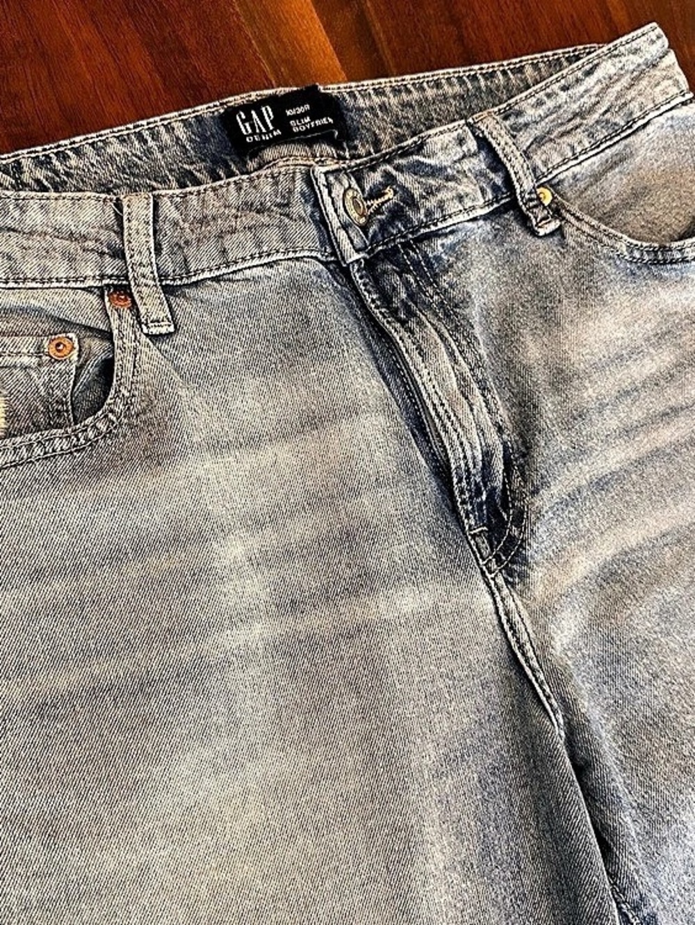 Gap Slim Boyfriend Jeans Blue Skinny Jeans